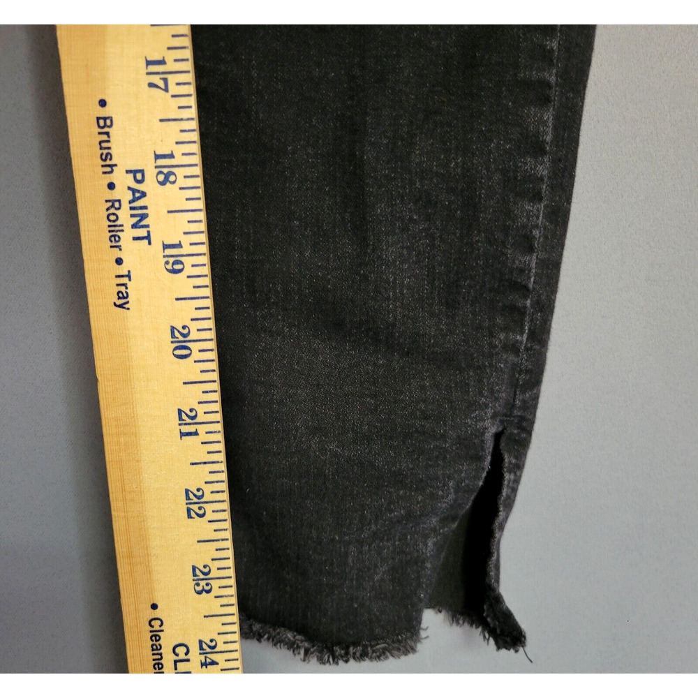 Denizen Levis Modern Distress Ankle Jeans Womens 29 Denim Black Stretches Casual - Picture 8 of 14